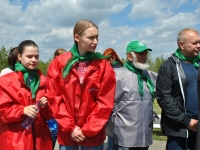 на акции широкое представительство участников