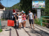 у входа в лагерь